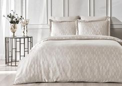 Постельное белье STELLA серый жаккард deluxe TIVOLYO HOME Турция