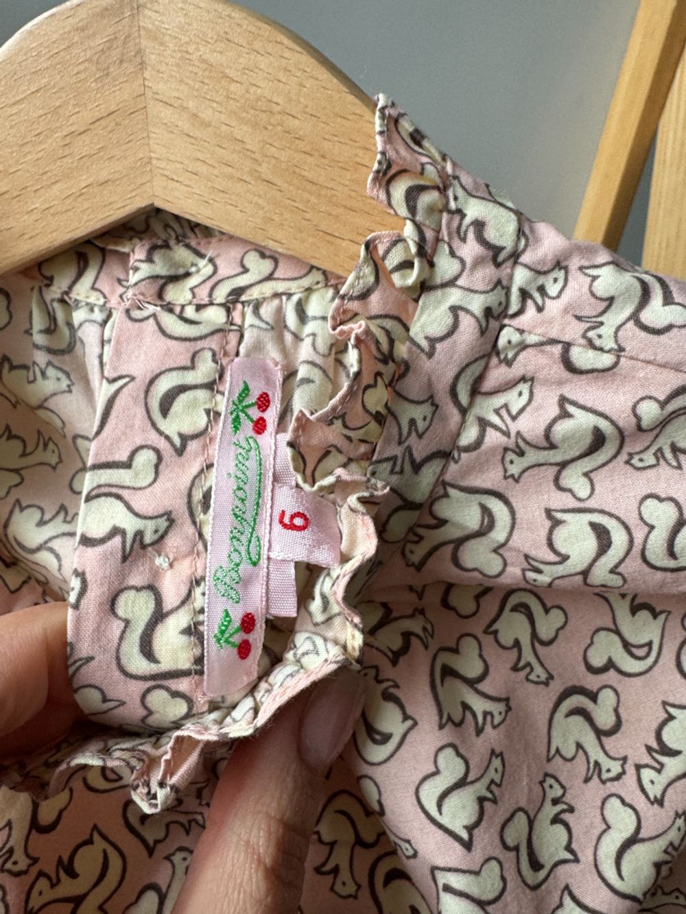 Хлопковая блузка Bonpoint, 116