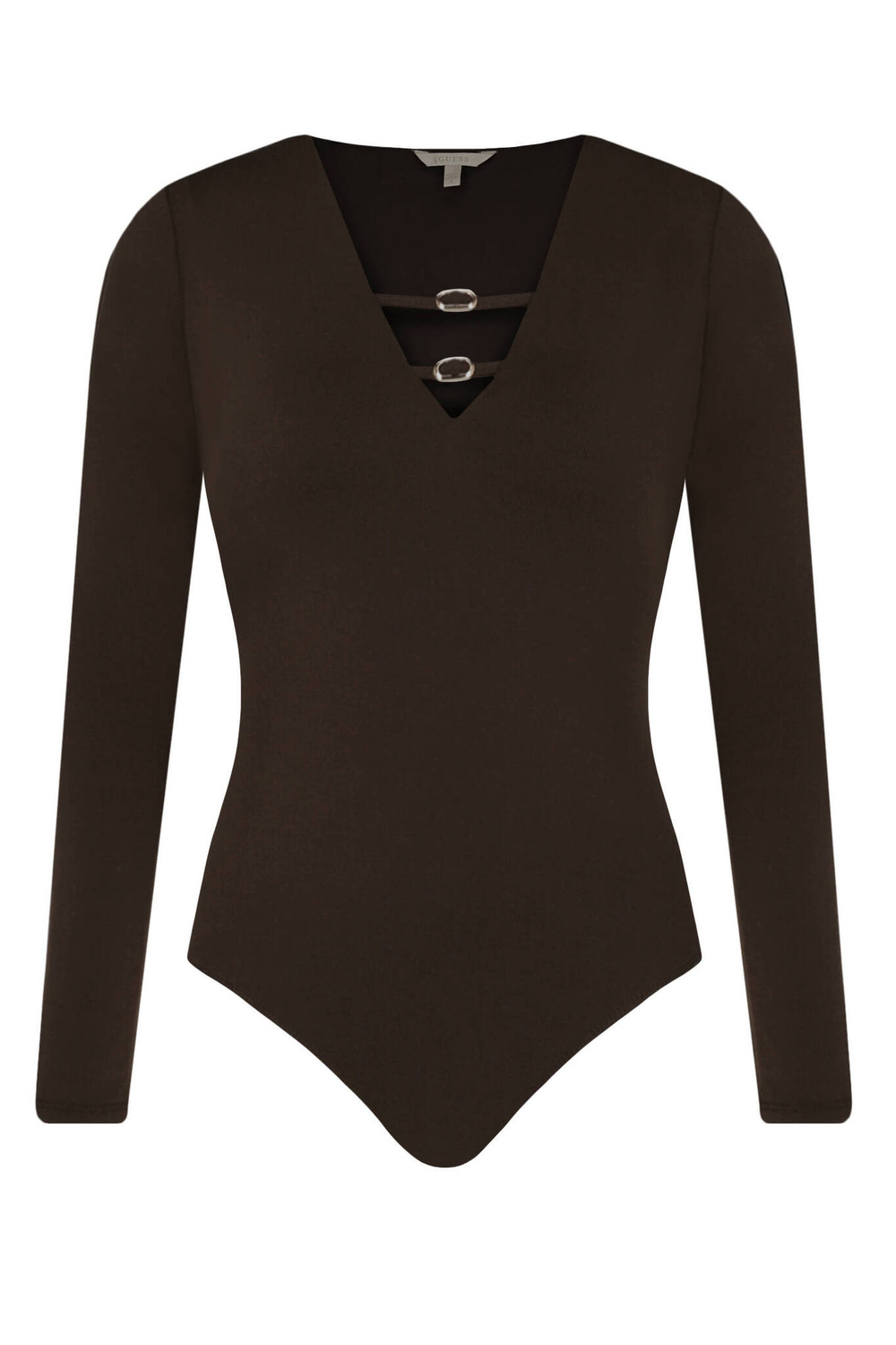 Боди GUESS - коричневый(W2BP64 KBEL2)