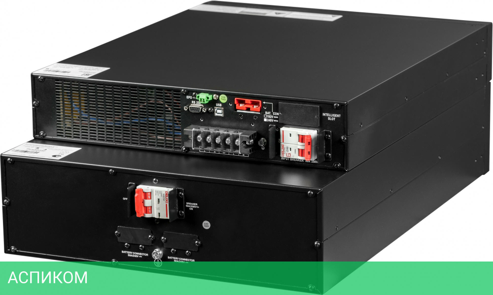 Источник бесперебойного питания Systeme Electric Smart-Save Online SRV 6000ВА (SRVSE6KRTXLI5U)