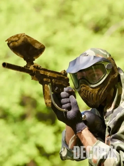 Краска хаки камуфляжная аэрозольная матовая DECORIX - светопоглощающая краска цвета Хаки камуфляж в баллончике 520 мл