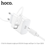 C76A Pro Majestic single port PD30W charger set(Type-C to Type-C)(EU)