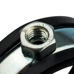 Хомут для труб двухвинтовой STOUT - 1"1/2 (47-52 мм, шпилька, шуруп и дюбель в комплекте)