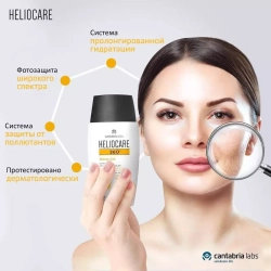 HELIOCARE 360º Water Gel Sunscreen SPF 50+ (Cantabria Labs) – Солнцезащитный увлажняющий гель-флюид СПФ 50+