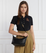 Кожаная сумка хобо kassie LAUREN RALPH LAUREN - черный(431912002)