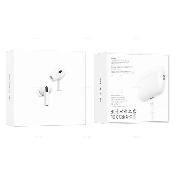 Беспроводные наушники Borofone BW92 (white)