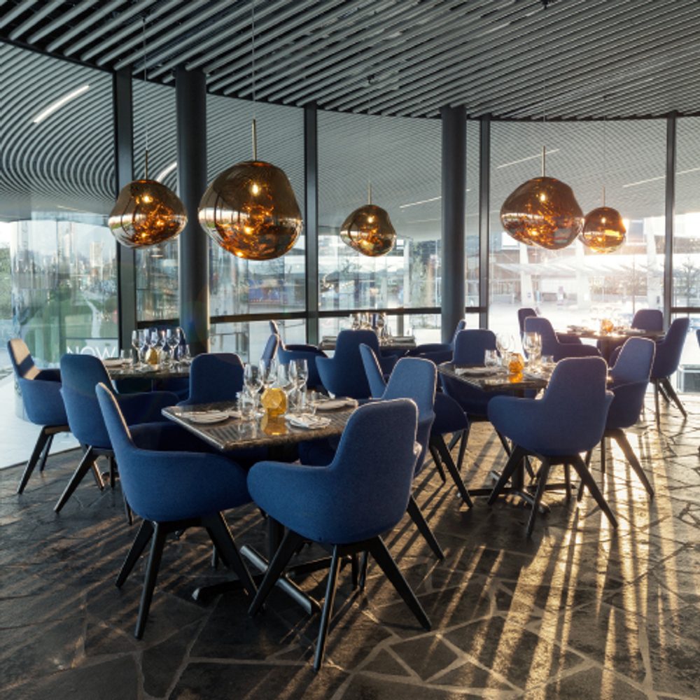 Pendant design lamp MELT by Tom Dixon (Silver)