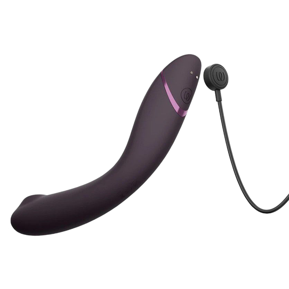 Фиолетовый вибромассажёр 17,6см для точки G c вакуумной стимуляцией Womanizer OG Pleasure Air for the G-Spot Vibrator & Stimulator Purple WZ171SG3