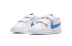 Baby Nike Court Royale classic all-match low-top sneakers white, blue and red