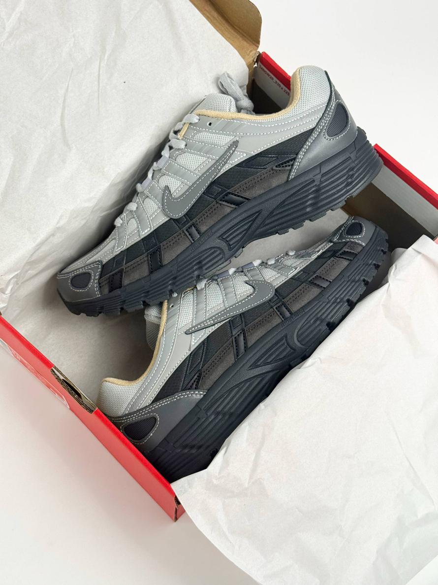 Кроссовки Nike P-6000 #B132 (сер.)