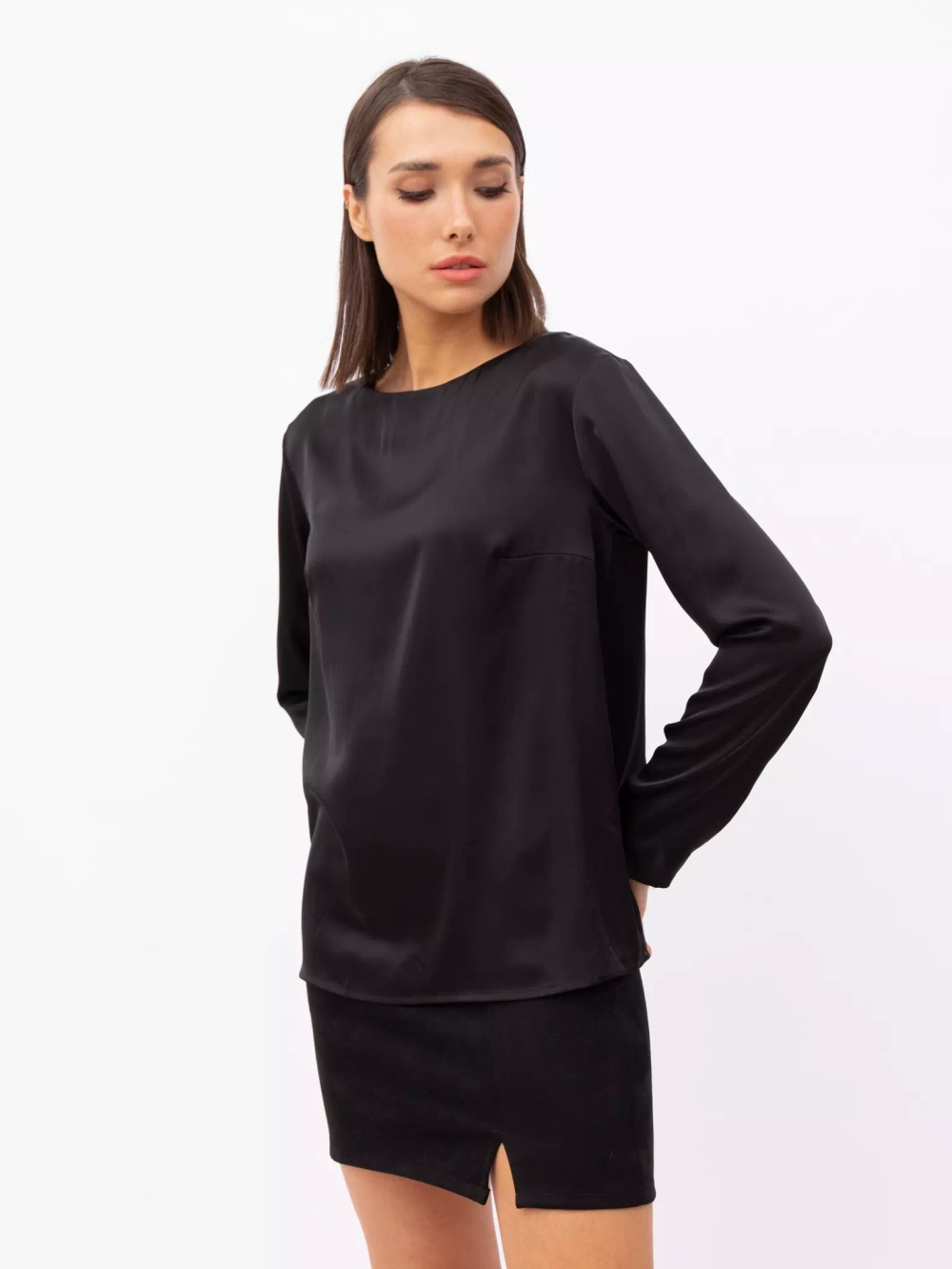 Блузка с рукавом Anyday Icon Blouse 01, цвет черный