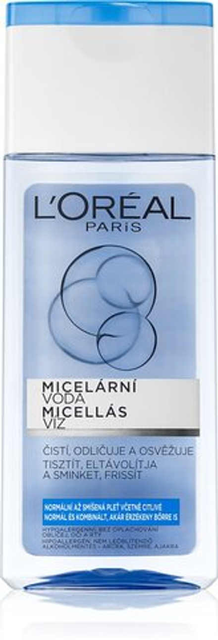 L’Oreal Paris Micellar Water - мицеллярная вода 3 в 1. /   200  ml  / GTIN 3600522820543