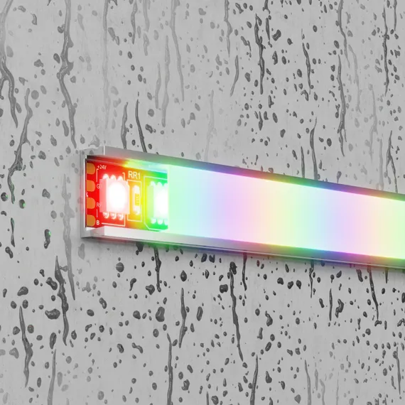 Светодиодная лента 24В 5050 21Вт/м Цветная (RGB) 5м IP20 Black Led Strip 20038