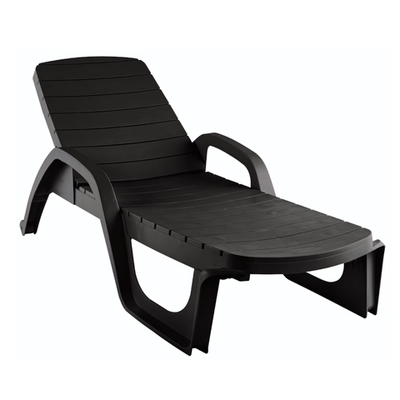 Шезлонг "Прованс", цвет шоколадный, макс. нагрузка до 250 кг.