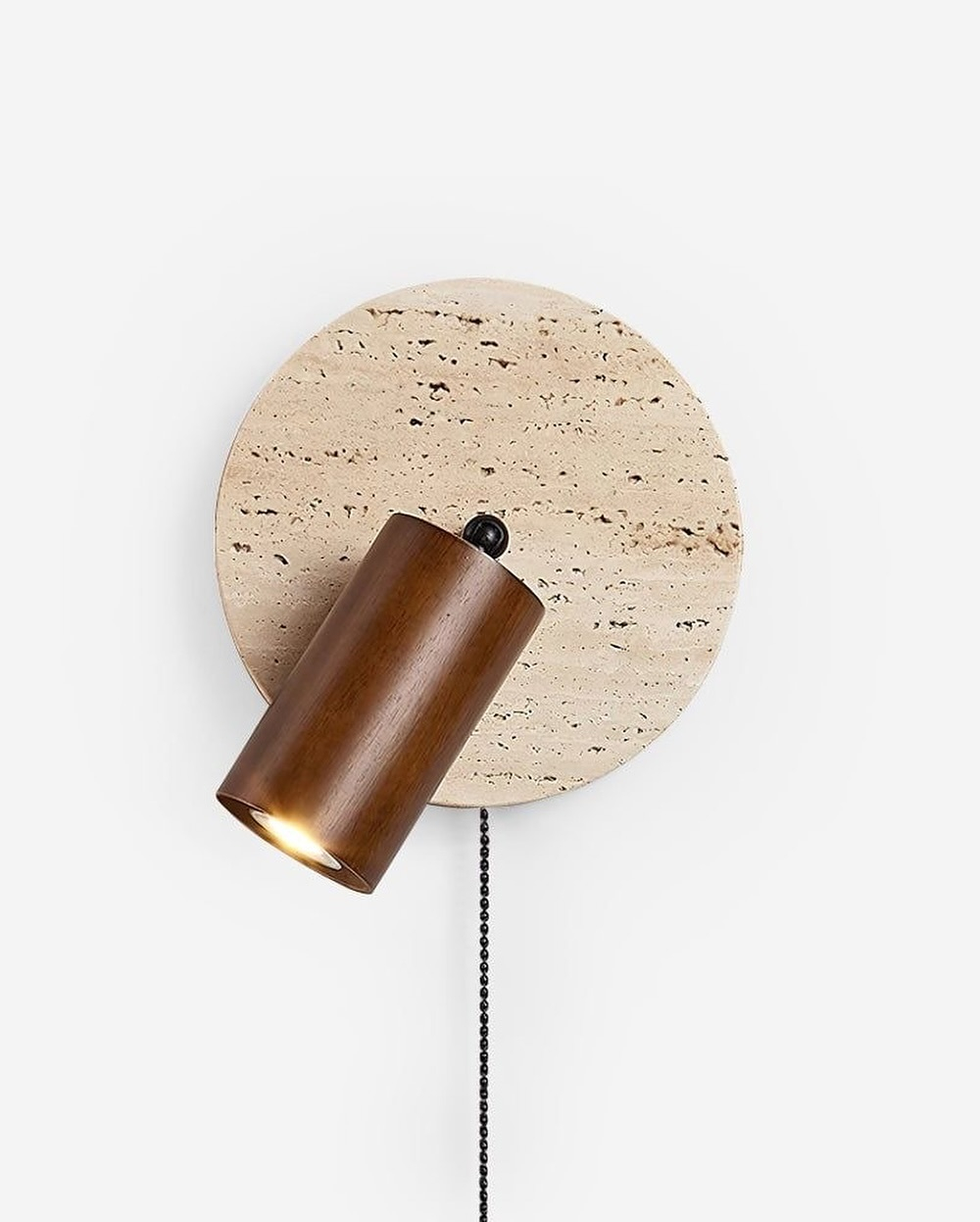 Бра из травертина с выключателем
