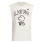 Баскетбольная футболка adidas Muscle Tank White