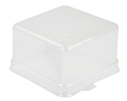 Крышка для контейнера для пирожного/кекса 90х90х35 мм, прозрачная ПЭТ, 960 штук (контейнер 17-3360)