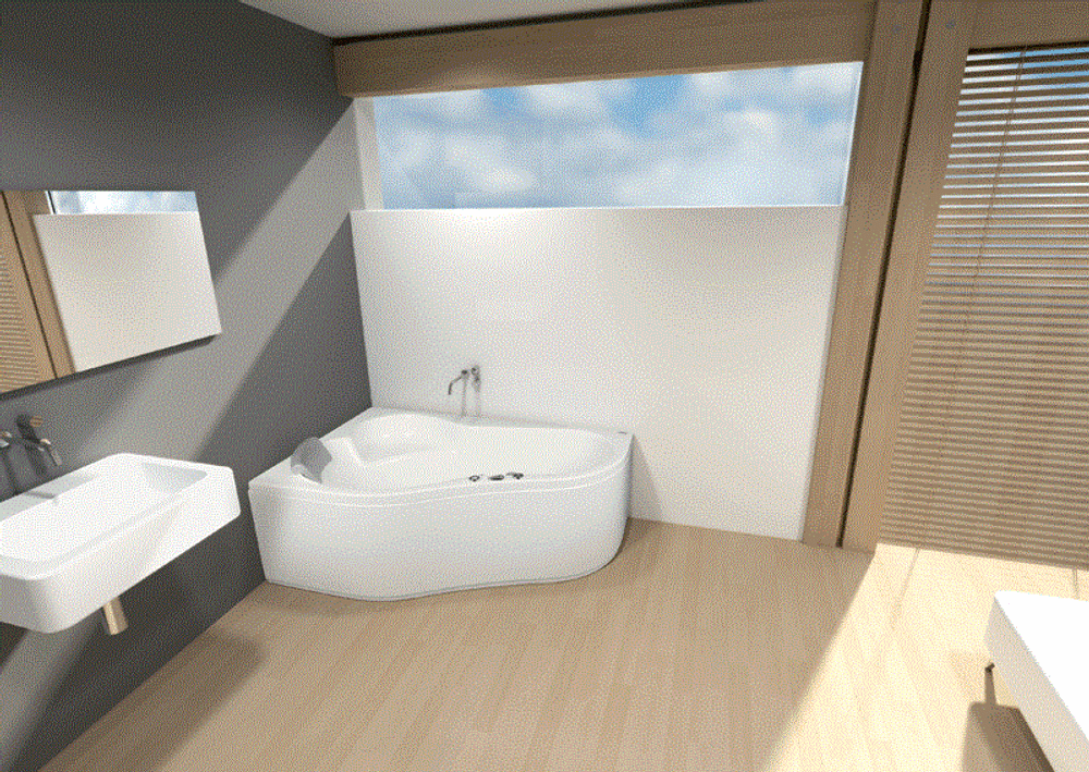 Ванна акриловая Santek Ибица 150х100 пристенная (1.WH11.2.035)