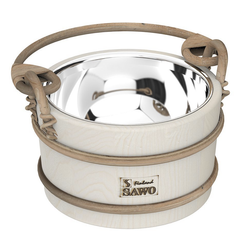 SAWO Ведро деревянное 3л. со вст. из нерж., 341-МA