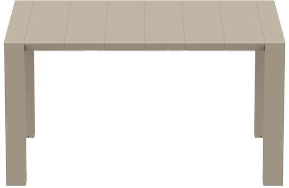 Стол пластиковый раздвижной Vegas, 100-140х100 cм, бежевый