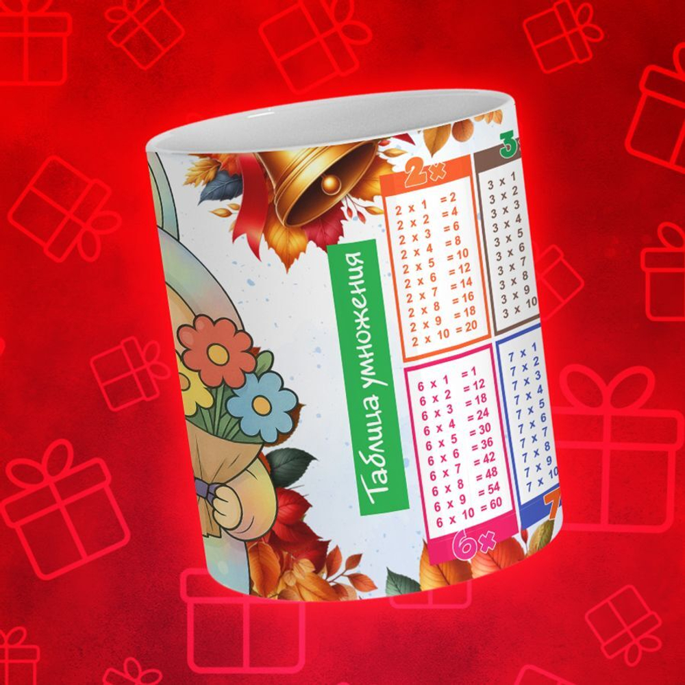 Лабубу с таблицей умножения