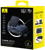 Зарядное устройство Baseus NOMOS 5-in-1 USB Type-C, USB черный