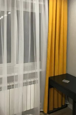 Штора канвас на люверсах, ширина 140 см, 1 штука без подхвата