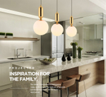 Pendant design lamp Aballs  by Parachilna (Black,  D15)