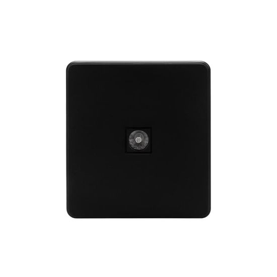 Розетка ROUND TV с/у оникс KRANZ