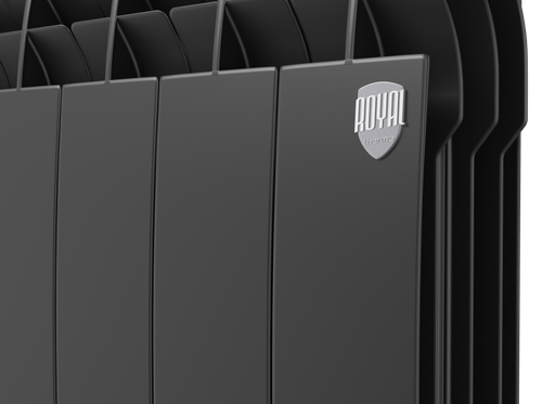 Радиатор алюминиевый Royal Thermo Biliner Alum 500 Noir Sable - 4 секц.