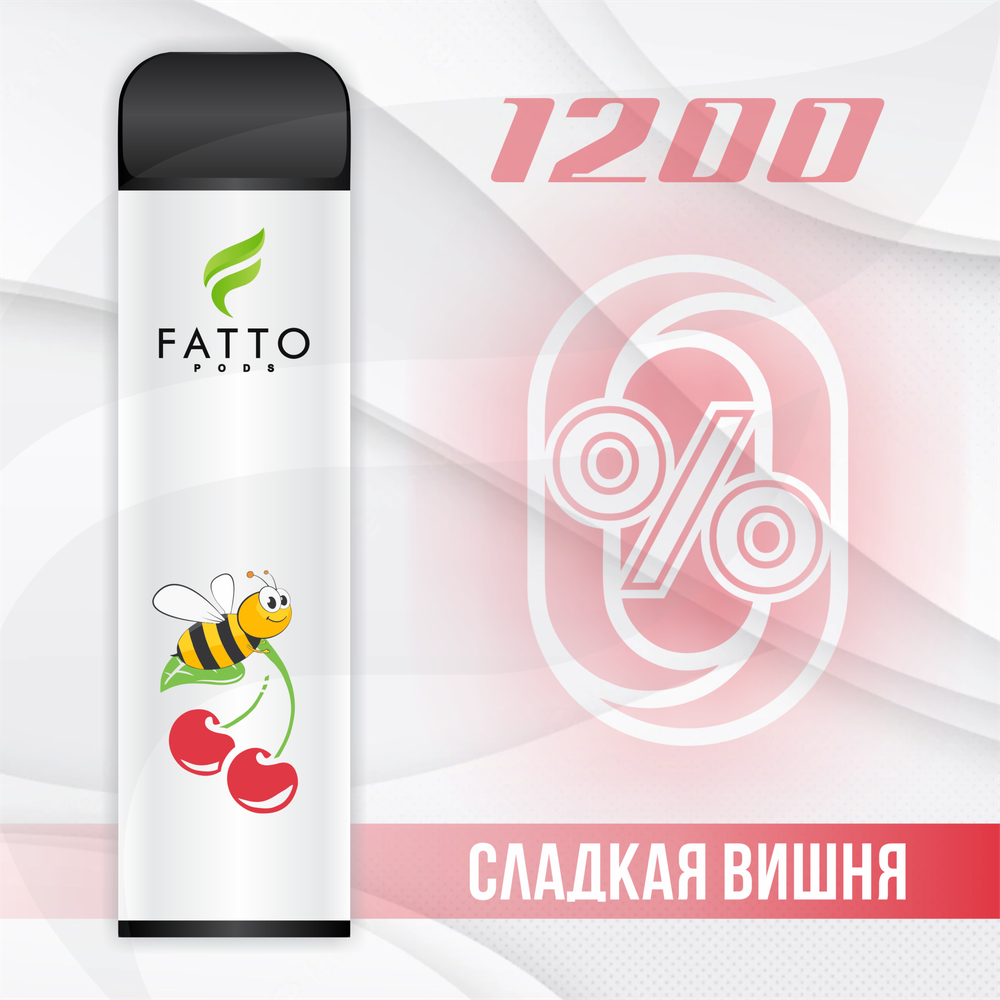 FATTO PODS ZERO - Sweet Cherry (0% nic)