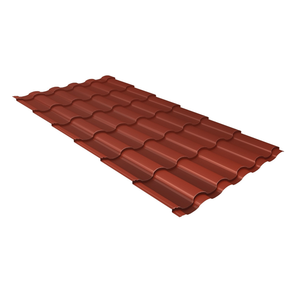 Профиль волновой Grand Line Optima Kredo 0,45 мм RAL 8004 резка