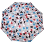 Зонт женский полуавтомат «Ultramarine - Геометрия», микс 6 цветов, 8 спиц, d-100см, длина в слож. виде 68см