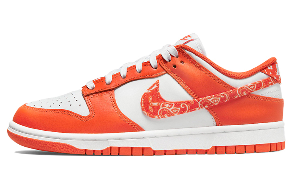 Кроссовки Nike Dunk Low Ess "Orange Paisley" (Женская размерная сетка)