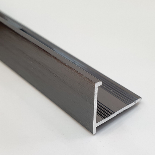 АПЕ "браш" 12мм "DO-4" 2,7м Серый глянец Г-об. (евро) анод. алюм.