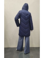 Пальто с капюшоном демисезонное