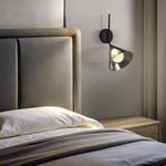 Настенный светильник со стеклянным плафоном 70161/1 черный