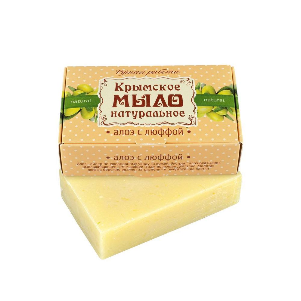 Крымское мыло натуральное &quot;АЛОЭ С ЛЮФФОЙ&quot; ТМ &quot;Дом Природы&quot;