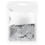 Конфетти «Кружочки малые» 15 г (3 мм), Серебро