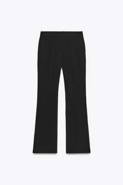 ZARA БРЮКИ FLARE, ЧЕРНЫЙ