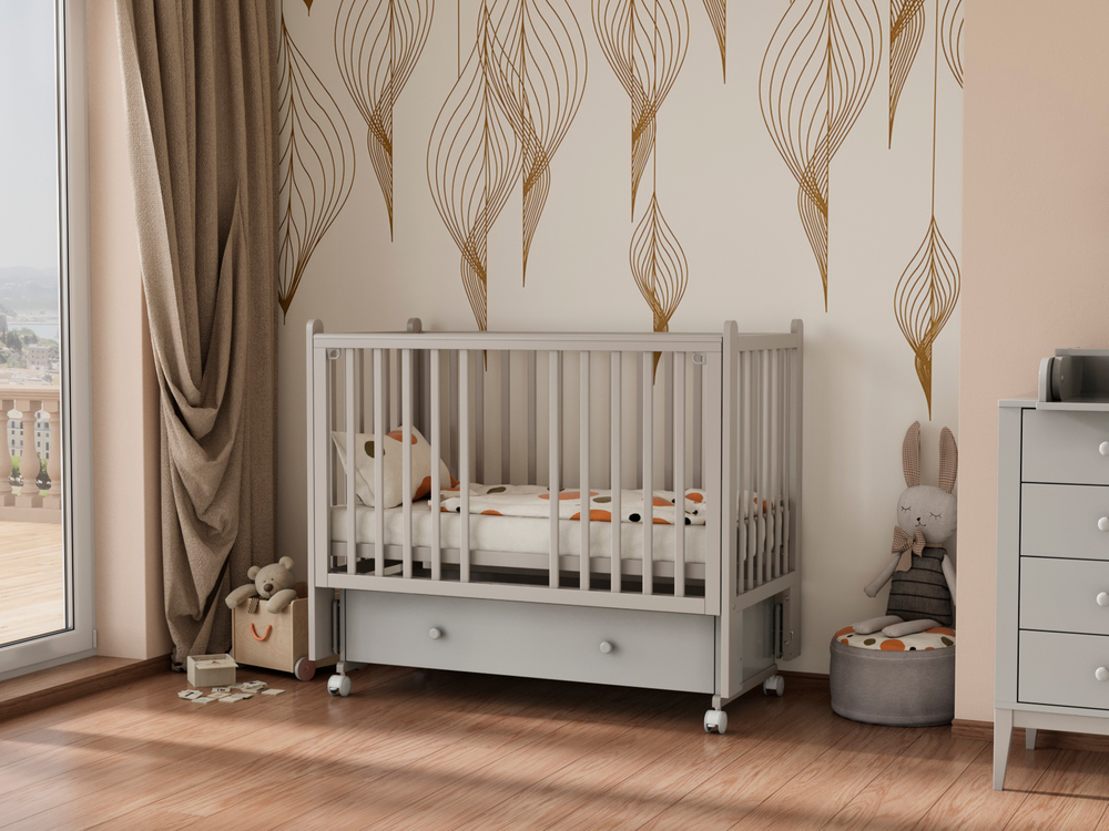 Детская кроватка Incanto Lika универсальный маятник, ящик цвет crystal beige