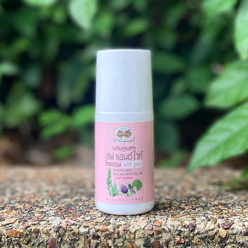 Шариковый дезодорант для женщин с экстрактом Мангостина, Гуавы, Алое, Центеллы Safe and White Roll On For Women Abhaibhubejhr