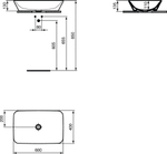 Умывальник-чаша Ideal Standard CONNECT AIR E034801