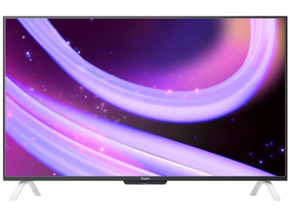 QLED телевизор Яндекс ТВ Станция 2 с Алисой 43" 4K Ultra HD