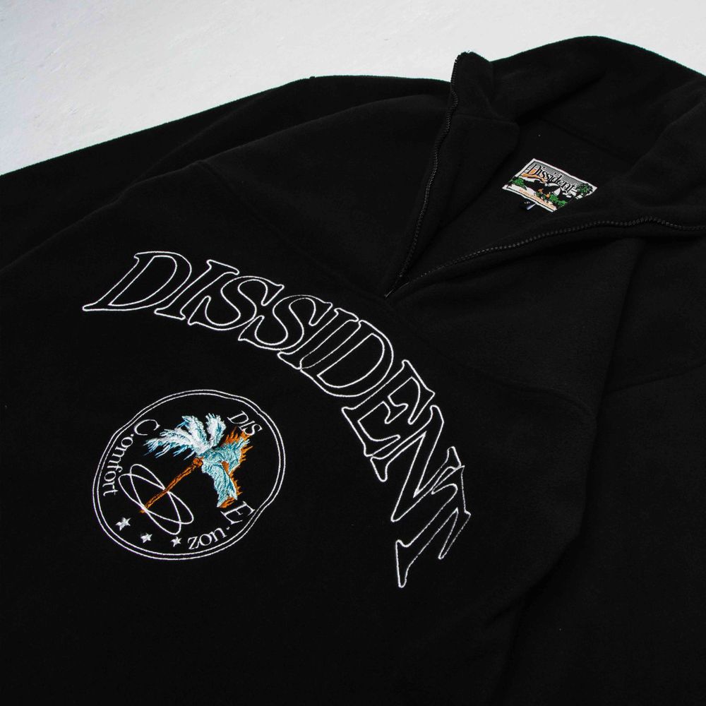 Толстовка Dissident флисовая DZ AW25 черная