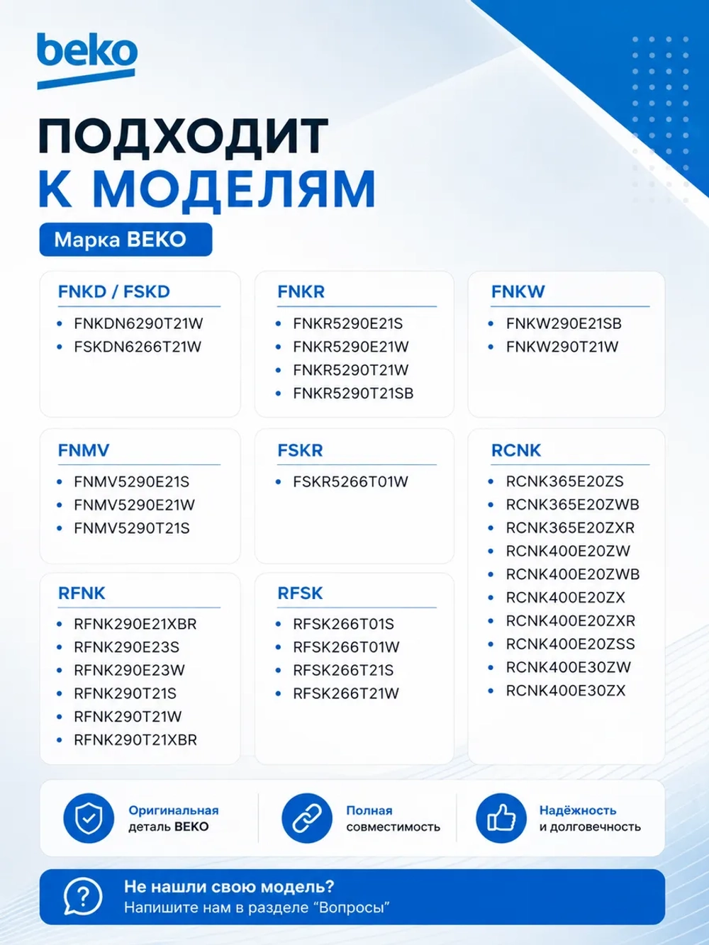 Панель ящика 190мм_Е605_2% 5740380400 (Плоская) Beko (5740380200)