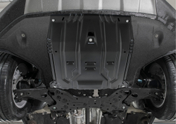 Защита картера и КПП AutoMax для Hyundai Santa Fe IV (V - 2.2D; 2.4; 3.5) 2018-2021/Hyundai Tucson III (V - 1.6 (132/177 л.с.); 2.0; 2.0D) 2015-2018/Hyundai Tucson III рестайлинг (V - 1.6T GDI (177 л.с.); 2.0; 2.0D; 2.4) 2018-2021/Kia Sorento III Prime (V - 2.2D; 2.4; 3.3) 2015-2017/Kia Sorento III Prime рестайлинг (V - 2.2D; 2.4; 3.5) 2017-2020/Kia Sportage IV (V - 1.6T (177 л.с.); 2.0; 2.0D) 2016-2018/Kia Sportage IV рестайлинг (V - 2.0; 2.0D; 2.4) 2018-н.в., сталь 1.4 мм, с крепежом, штампованная, AM.2375.1
