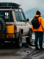 Наклейка автомобильная Детские пяточки