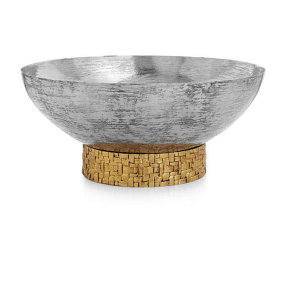 Чаша на ножке 30см Michael Aram Пальмовая ветвь