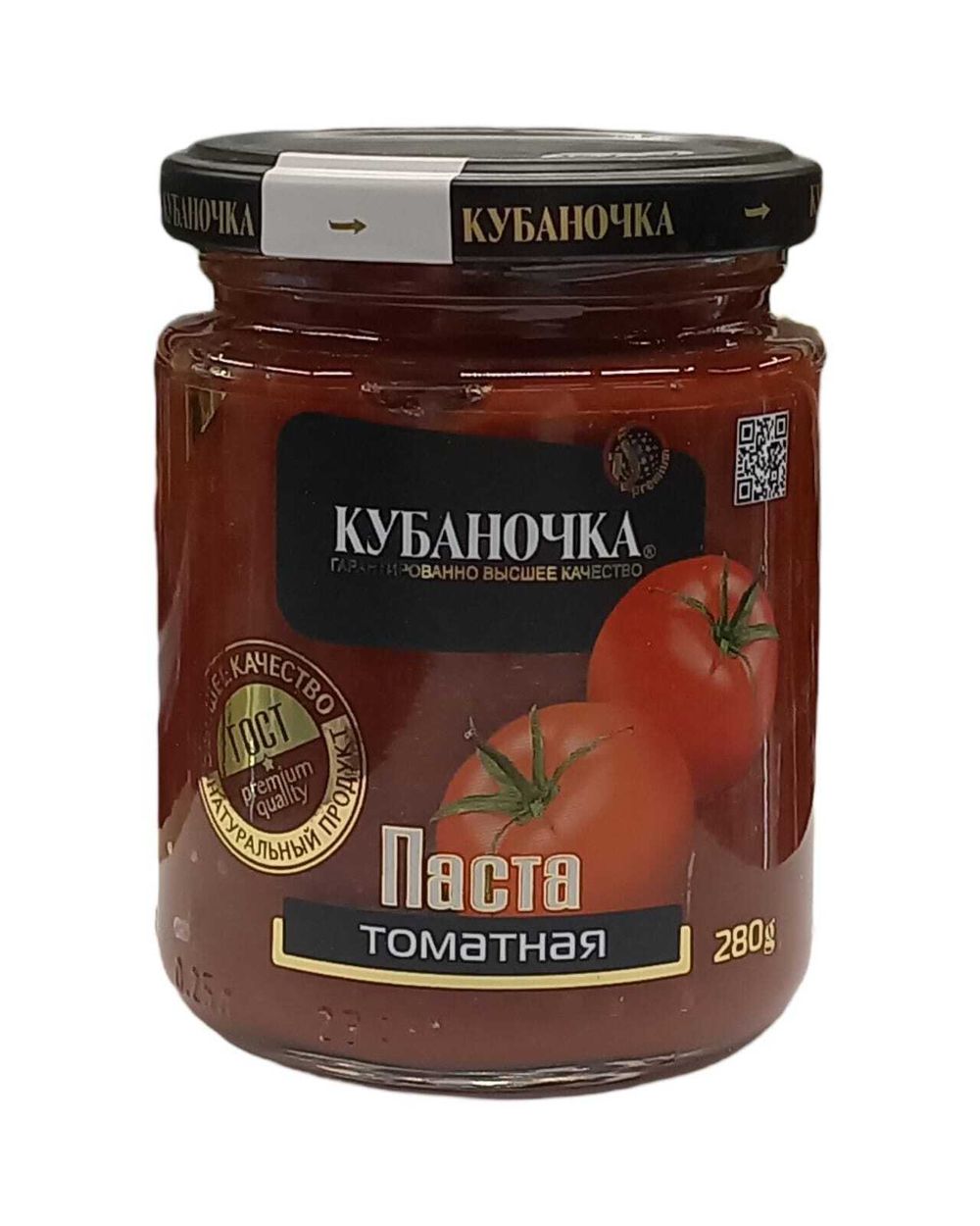 Томатная паста "Кубаночка" 280г